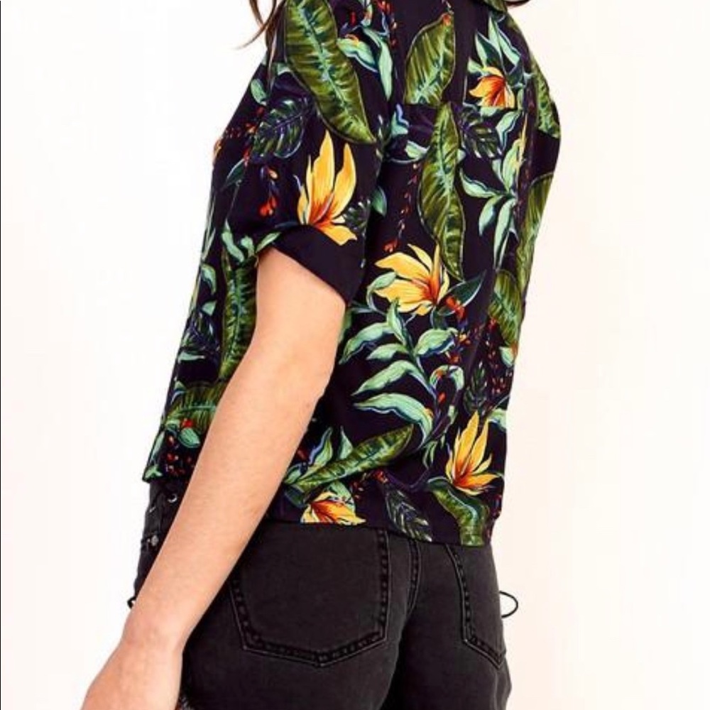 Tropical Hawaiian Boyfriend Shirt